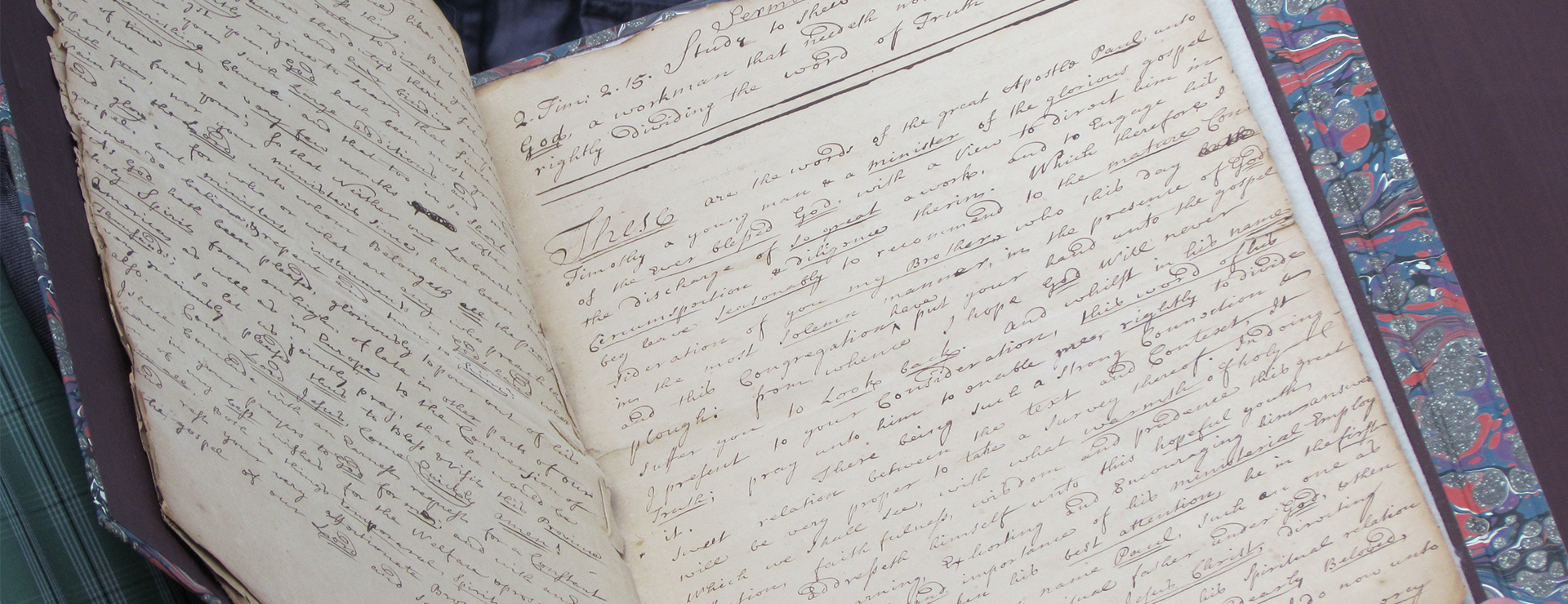 Manuscript of Sermons